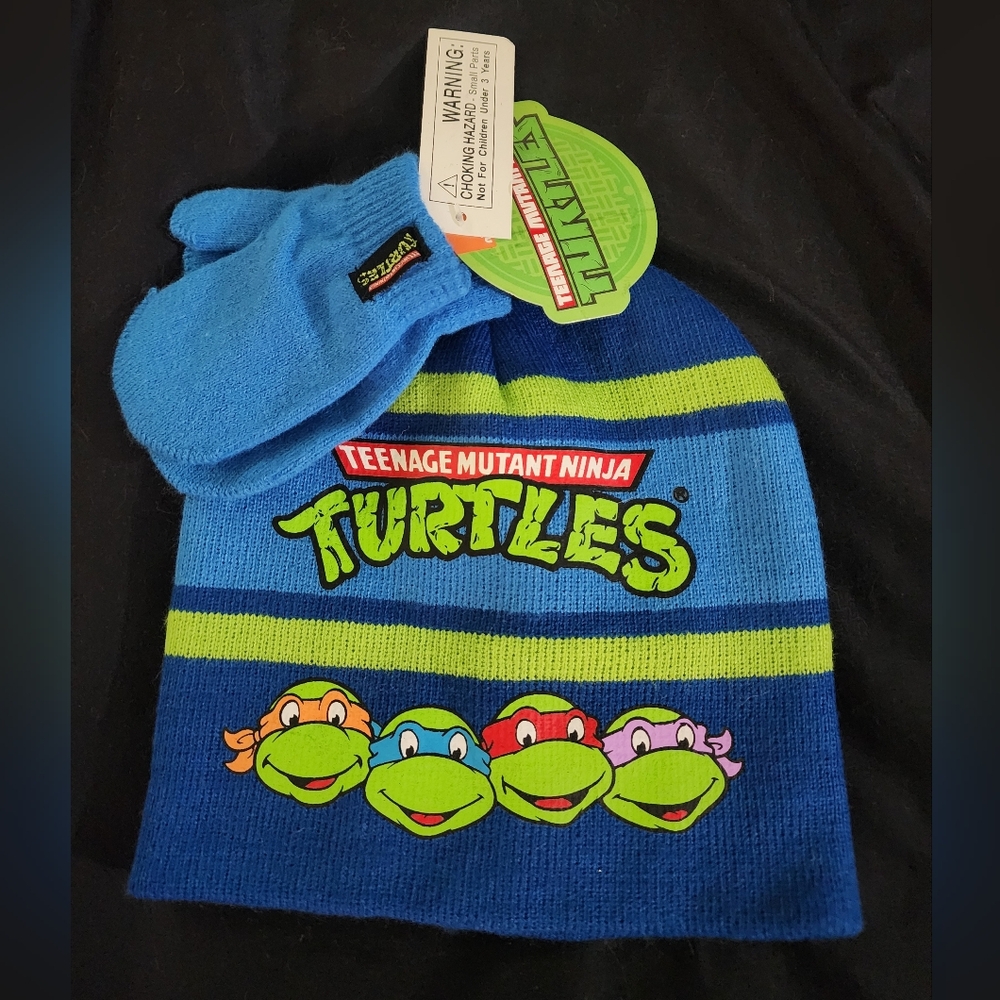 Nickelodeon Teenage Mutant Ninja Turtles Blue and Green Hat
